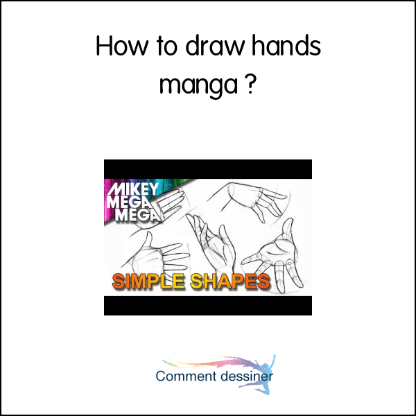 How to draw hands manga